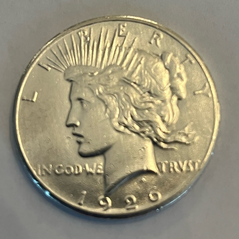 1926-S BU/AU Silver Peace Dollar